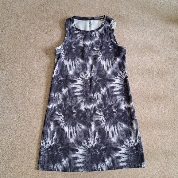 ❤️ NWT Gaiam Tie Dye Dress Tank Style Women's Various Sizes Soft Casual Grey - Picture 13 of 13